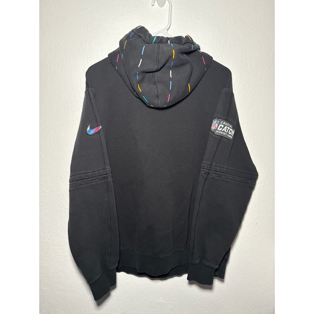 Nike NFL Minnesota Vikings Crucial Catch Hoodie Black Size L Men's - Picture 3 of 6